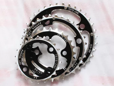 Driveline 9-Speed CNC 7075 Alloy Chainring 22T / 32T - Black • $18.85