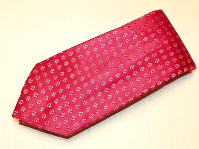 MARSHALL FIELD'S [ GEOMETRIC/PINK ] Men's Tie 100% Silk Made In China • $12.99