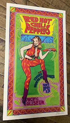 Bob Masse - 1996 - Red Hot Chili Peppers Concert Poster S&N W/ Toadies • $30