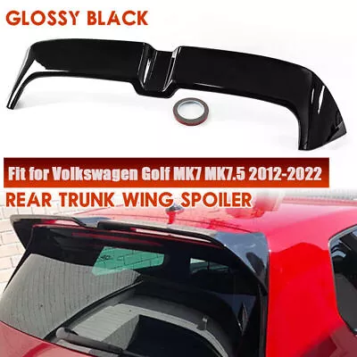 Fit For Vw Golf Mk7 Mk7.5 Hatchback Oettinger Style Roof Boot Spoiler 2012-2022 • $82.99