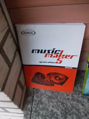 Music Maker Generation 5 Manual Von Magix Benutzerhandbuch • £2.40