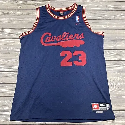 Vintage Nike LeBron James #23 Cavaliers NBA '72 Swingman Jersey Men Size XL +2 • $29.99