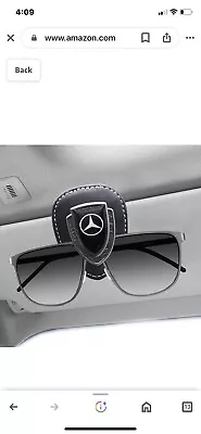 Car Sunglasses Glasses Holder Visor Clip Clip-On Black Mercedes Benz • £9.99