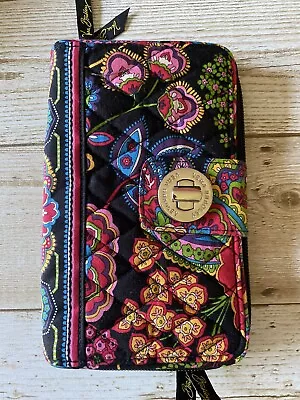 New Vera Bradley Turn Lock Wallet In Symphony In Hue • $59