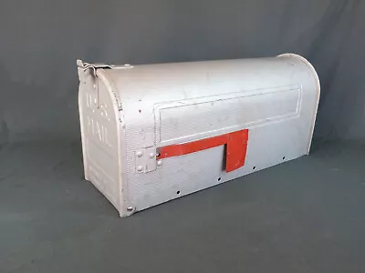 Vintage Jackes-Evans Rural Route Mailbox Galvanized Metal US MAIL 1963 St Louis • $65