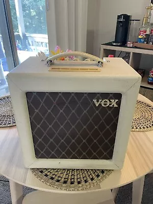 Vox AC4TV 4-Watt Tube Guitar Combo White 1x10  Amplifier • $329.99