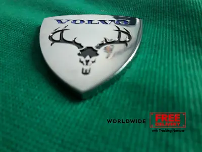 VOLVO Emblem Moose Grille Badge S40 S60 Xc90 850 S70 S80 V70 V50 240 940 FREE • $29