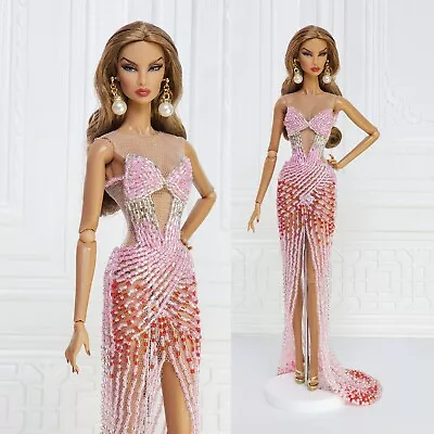 Evening Gown Mermaid Dress Fashion Royalty Fr2 Nuface Silkstone Barbie Doll D062 • $139.99