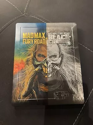 Mad Max: Fury Road | Black & Chrome Edition (Blu-ray Steelbook) • $70