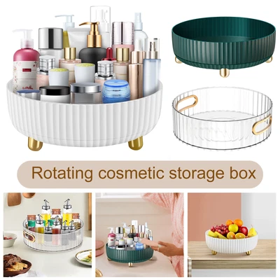 £13.88 • Buy 360 Rotating Makeup Organiser Large Cosmetic Storage Box Perfume Display Stand
