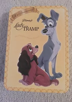 NEW 2005 VTG Disney 50th Anniversary Lady And Tramp Watch W/ Collector Gift Tin • $29.99