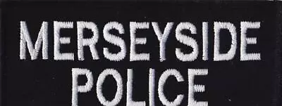 British   MERSEYSIDE  POLICE    Breast  Patch • £17.35