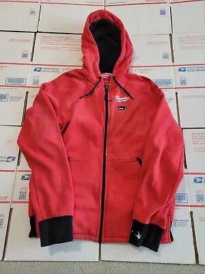 Milwaukee M12 Heated Gear Red Hoodie Sweatshirt Medium (No Charger) Untested • $19.95