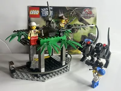 £29.99 • Buy Lego Studios, Jurassic Park III, 1370, Raptor Rumble. Complete With Instructions