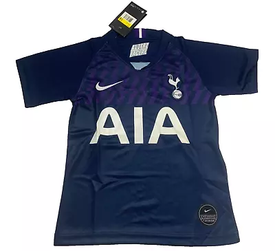 TOTTENHAM HOTSPUR F.C. T-SHIRT TOP 18 Months Baby BLUE Nike Dri-Fit Mesh NEW • £17.58