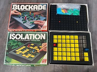 2 X 1970’s Vintage Strategy Game - Lakesides Isolation And Blockade Action GT • £15