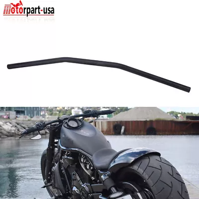 7/8  22mm Motorcycle Drag Bars Handlebars For Harley Cafe Racer Chopper Bobber • $37.55