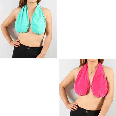 Comfortable Tata Towel Bras Crop Top Women Clothing Solid Polyester Velvet Bra • $13.09