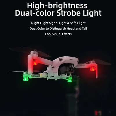 $24.82 • Buy 4Pcs/Set For DJI Mavic Mini Air 2 Pro Drone Night Flight Accessories LED Light