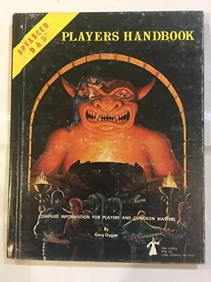 Official Advanced Dungeons & Dragons Players Handbook By Gary Gygax (Hardcover) • $97.99