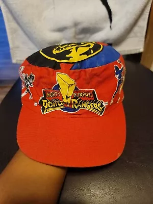 Mighty Morphin Power Rangers Hat Kids 1994 Saban 4-7 Bandai Vintage Rare Jason • $19.99