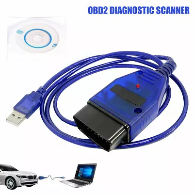 OBD2 USB Diagnostic Cable Scanner Interface For Vag-Com Interface For VW/Audi ↑ • $19.49