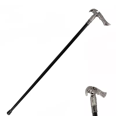 37  MEDIEVAL Vintage Antique Walking Cane Classic Gentlemen Stick METAL • $27.99