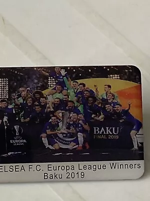 Chelsea Football Pin Badge Europa League Winners Baku 2019 • £2