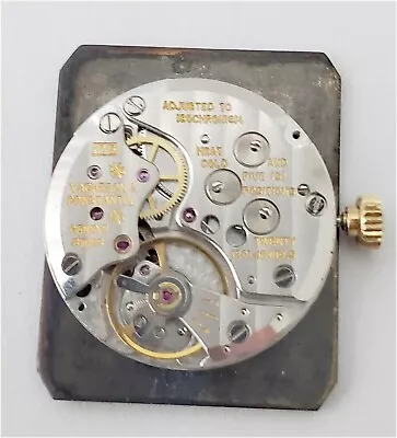 $799.95 • Buy Vacheron Constantin Men Wrist Watch Movement Cal 1015 Balance OK AS IS #39-5