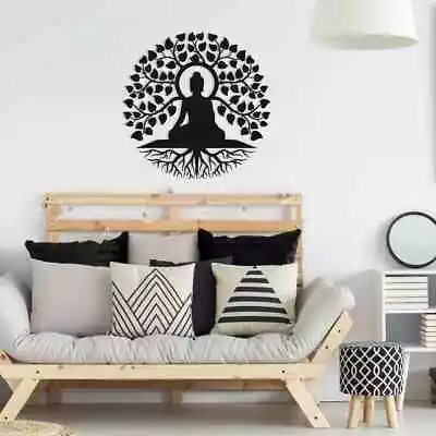 £119.33 • Buy Jataka - Buddha Metal Wall Art, Hindu Wall Art, Large Yoga Decor, Gift For Her