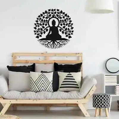 Jataka - Buddha Metal Wall Art Hindu Wall Art Large Yoga Decor Gift For Her • £138.53
