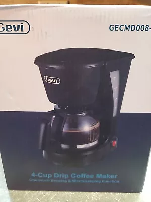 Gevi 4 Cup Drip Coffee Maker • $8.50