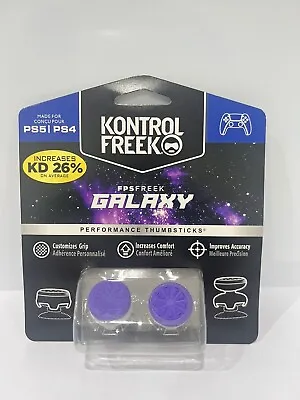 $20.99 • Buy PlayStation 5 And 4  Thumbstick Grips Galaxy Purple