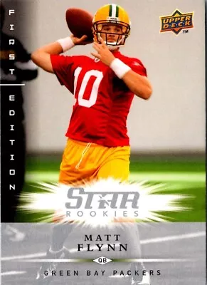 2008 Upper Deck First Edition Matt Flynn #180 Green Bay Packers Football Card • $1.96