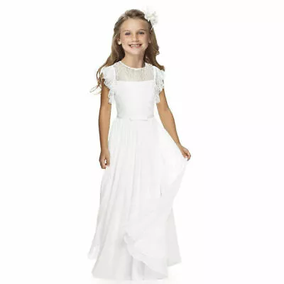Wedding Party Flower Girl Dress Holy Communion Party Prom Princess Pageant Dress • $43.60