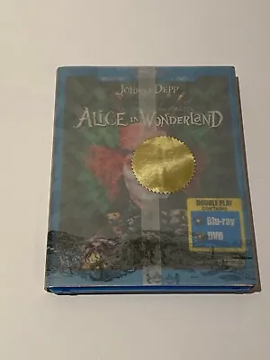 £4.99 • Buy Disney And Tim Burton Alice In Wonderland Johnny Depp Blu Ray DVD