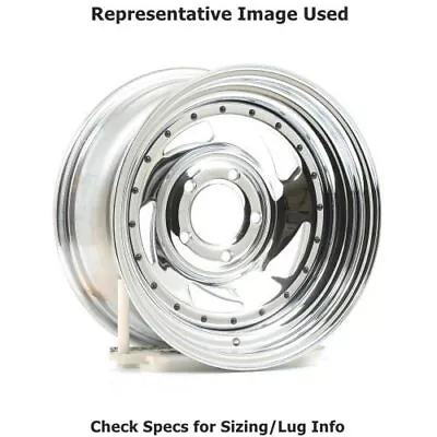 U.S. Wheel 26-5734 26 Series Blade 15 X7  Wheel 5x4.75 Bolt Pattern Chrome NEW • $207.40