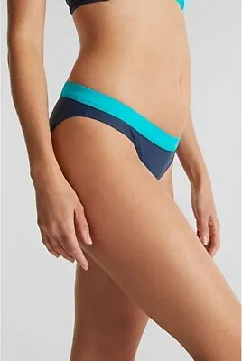 ESPRIT Bodywear Women's Ross Beach Mini Brief Bikini Bottoms 470 12 UK • £14.99