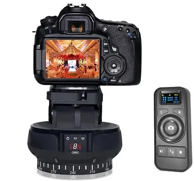 YT-1200 YT1200 Auto Motorized Rotating Pan Tilt Panoramic Head W/Remote Control • $85.99