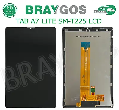 For Samsung Galaxy Tab A7 Lite SM-T225 LCD Display Touch Screen Digitizer Black • £23.75