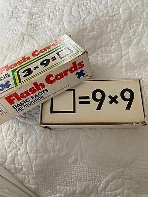 Vintage Milton Bradley Flash Cards Basic Facts 1978 • $12