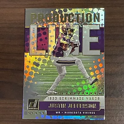 2023 Donruss JUSTIN JEFFERSON Production Line #PDL-12 Minnesota Vikings  • $2