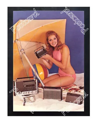 Historic Transistor Radios 1960s Advertising Postcard • $6