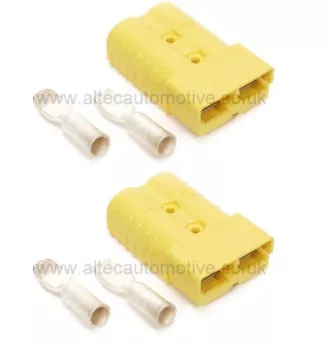 YELLOW  175 AMP ANDERSON SB-175 CONNECTOR (pair) For 50-60mm2 / #1/0 AWG Cable • £14.62