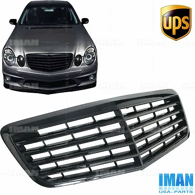 AMG Style Grill Front Grille For Mercede W211 E320 E350 E500 E63 Sedan 2007-2009 • $74.98