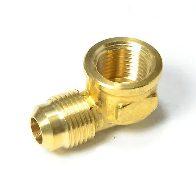 3/8 Male Flare Sae 45 To 3/8 Female Npt L Elbow Fitting Natural Gas Propane Fuel • $8.19