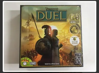 7 Wonders DUEL : 2 Player Board/Card Game : Ages 10+ REPOS PROTECTION.  New&Seal • £14.99