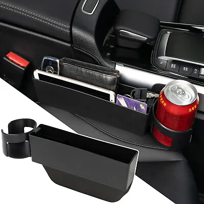 $11.95 • Buy Car Seat Gap Catcher Filler Slit Storage Box Pocket Organizer Holder Coins Drink