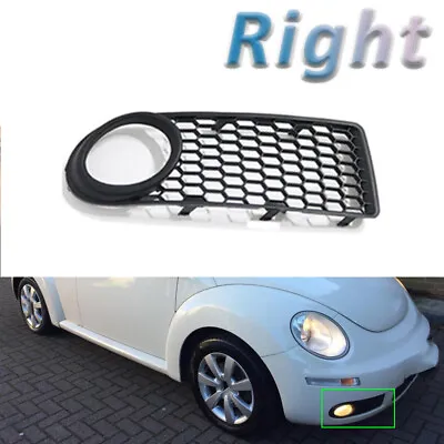 $18.14 • Buy Mesh Grille Front Bumper Fog Lamp Cover Frame Right For VW Beetle/Cabrio 06-11