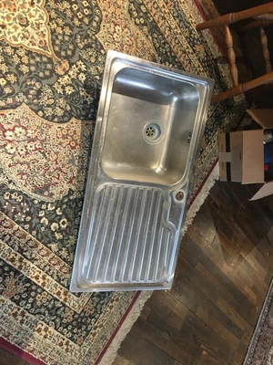 Franke Stainless Steel Kitchen Sink Single Bowl • £25